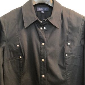 EUC Jones New York Signature 100% Cotton Safari Dress size 16